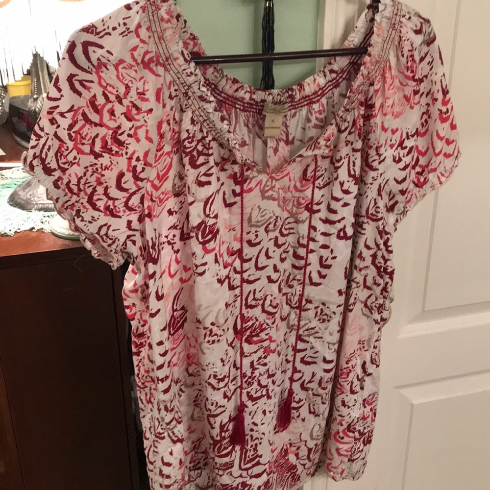 Cute Lucky peasant style tunic